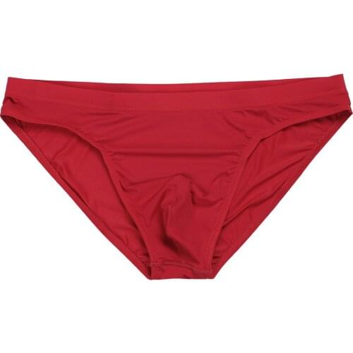 5Pcs Sexy Men Lingerie Male Underwear Solid Colors Breathable Seamless Underpants Bikini Bulge Pouch Briefs Gay Shorts Panties