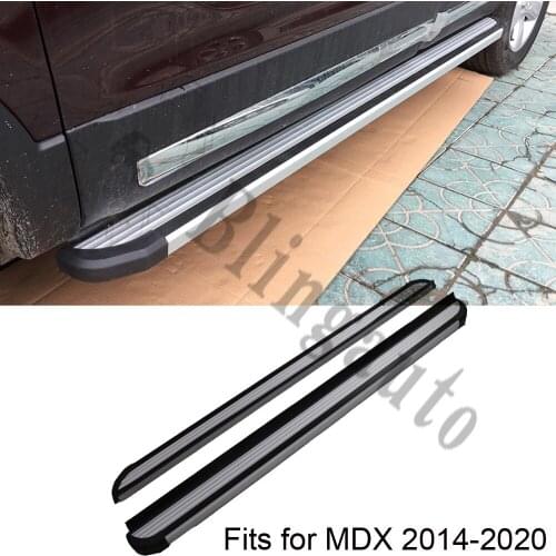 Running board fits for A.cura MDX 2014-2020 side steps nerf bar car pedal side stairs side bar 2PCS