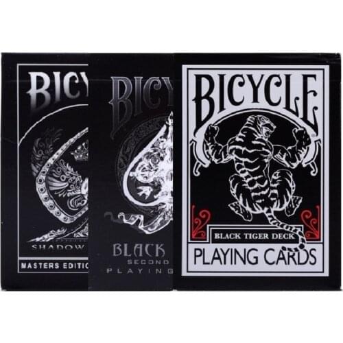 Bicycle Black Tiger/Ghost/Shadow Masters Playing Cards Ellusionist Deck USPCC Collectable Poker Card Games Magic Tricks Props