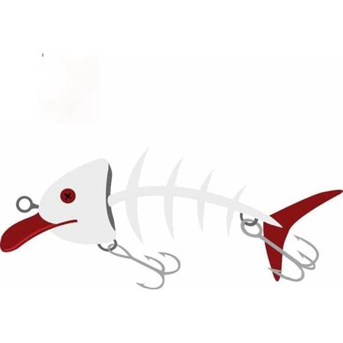 Fuzhen Boutique Decals Exterior Accessories The Ironic Fishing Lure Car Sticker Waterproof Personality Motorcycle Vinyl Decal