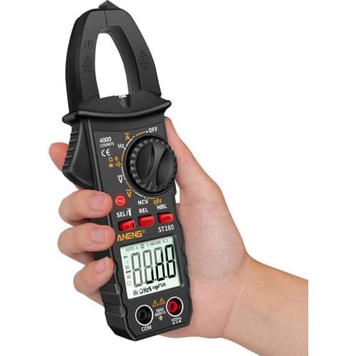 Power Factor Multi-Functional Meter Digital Current Clamp Multimeter 4000 Counts Ammeter Voltmeter Ohm Tester