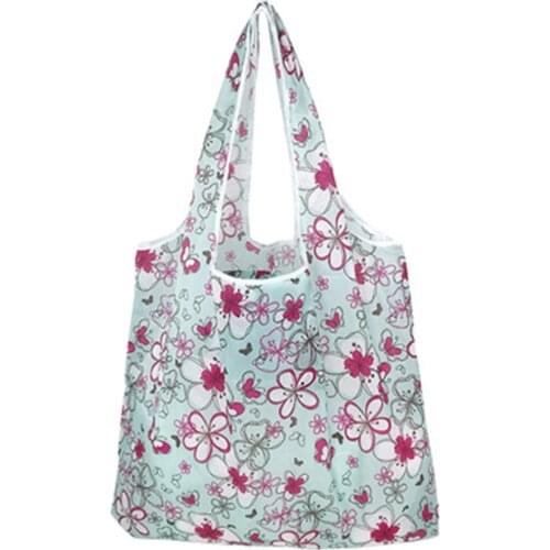 Reusable Women Shopping Bags Foldable Tote Bag Portable Cloth Eco Grocery Bag Folding Large Capacity Shopping Bag Organizer