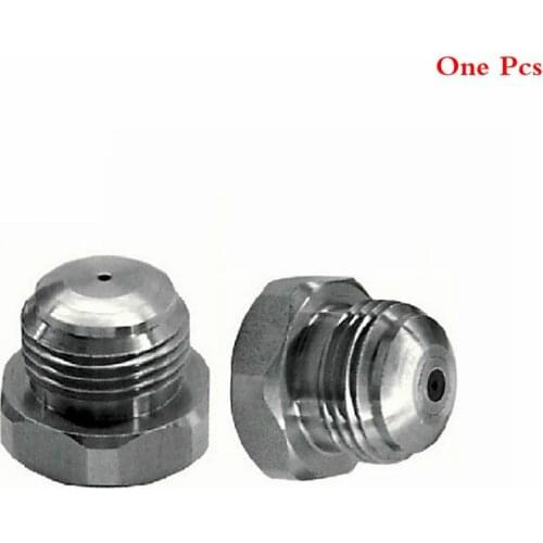 High pressure spray nozzle tip,Stainless Steel 316 ceramic nozzle tip,Needle jet nozzle,Male thread connection 1/4 inch 1.02mm