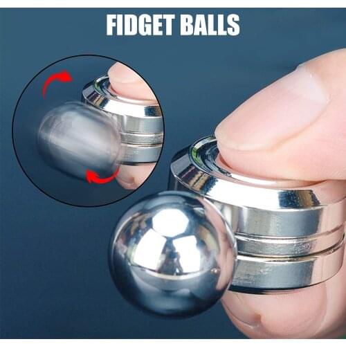 New Fidget Spinner Toys Adult Antistress Magnetic Metal Spiner Ball Stress Reliever Artificial Satellite Hand Spinner Stress Toy