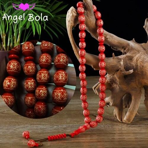 The New 12 * 14mm 33 Nostalgic Prayer Beads Bracelet Islam Muslim Worship Dedicated Popular Bracelet