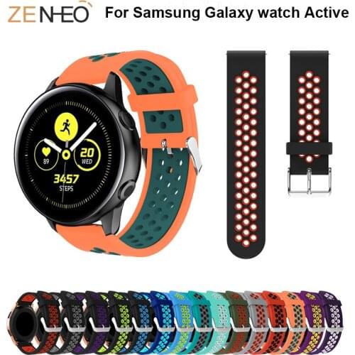 Sport Silicone Strap Watchband for Xiaomi Huami Amazfit watch Band Bracelet For Samsung Galaxy watch Active Wristband Strap 20mm