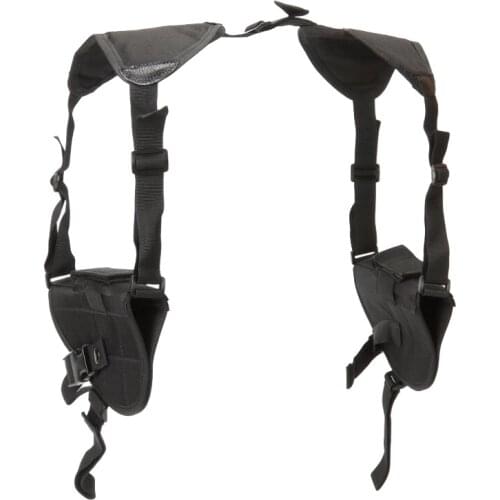 Left Right Hand Tactical Nylon Shoulder Holster Double Pistol Gun Holster Handgun Pouch Military Gun Carry Hunting Accessories