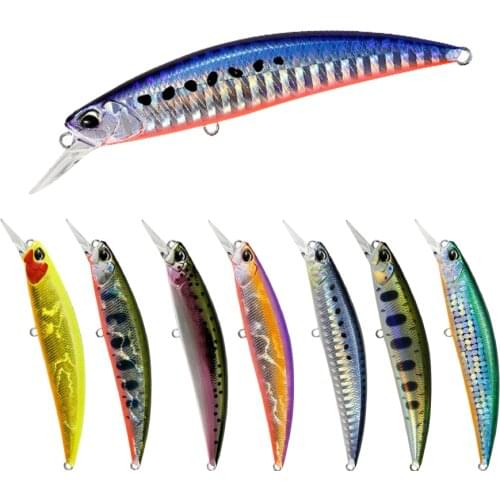 1Pcs Slow Sink 10.5cm 16g Laser Minnow Fishing Lure Lifelike Salt water Hard Bait 3D Eyes Wobblers with 2 Hooks