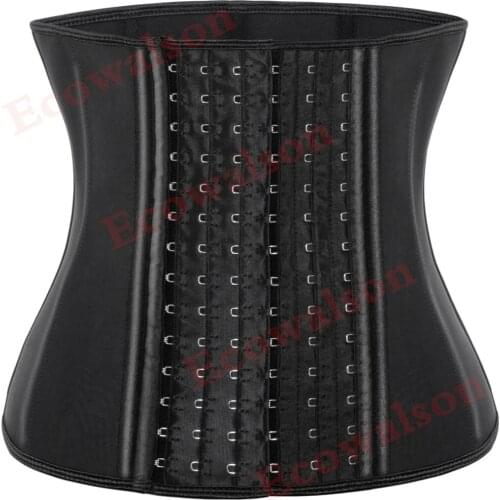 100% latex waist Trainer corsets for weight Loss underbust Tummy Control Sweat Girdle modeling strap Bustier plus size