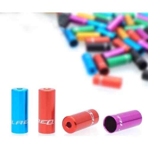 10pcs 4mm 5mm Aluminium Bicycle Brake Cable For MTB Road Bike Colorful Shift Cable Bicycle Derailleur Shifter Cable End Tip Caps