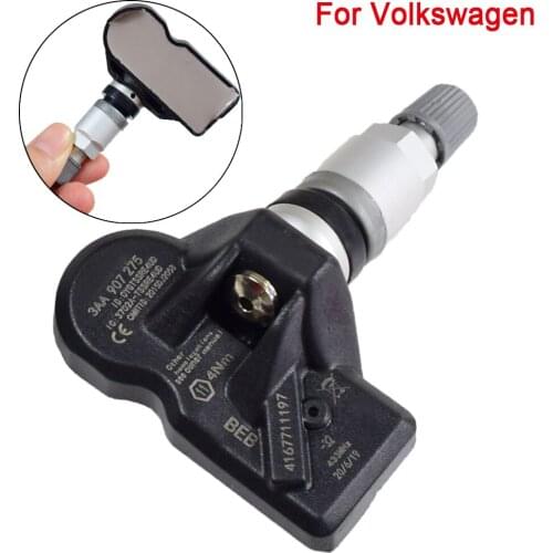 1Pcs Car TPMS Sensor Tire Pressure Monitoring System Sensor 3AA907275 RDE013 433Mhz For Volkswagen Tiguan CC