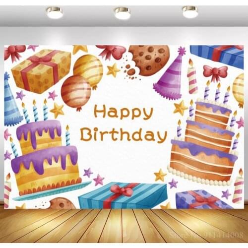 Birthday Photophone Pink Candy Donut Lollipop Sweet One Party Photography Backdrops Cake Photo Backgrounds Newborn Photozone