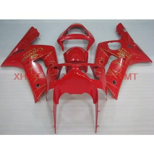 For 636 Zx-6r 2003 - 2004 Fairings 636 Zx-6r 2003 Motorcycle Fairing Ninja Zx-6r 04 Red Plastic Fairings