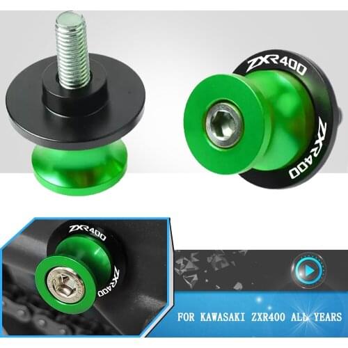 For Kawasaki ZXR 400 ZXR400 ZX-R400 2001 2003 2004 2015 2016 All Years Motorcycle Accessories Swingarm Spools Slider Swing 10MM