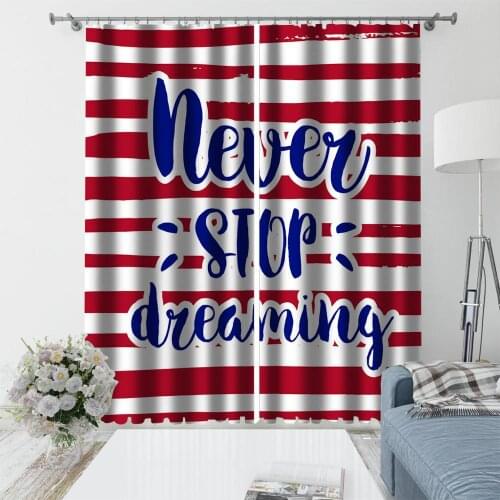 Home Decoration 3D Curtains European and american style Window Curtain Living Room Photo Kitchen Curtain