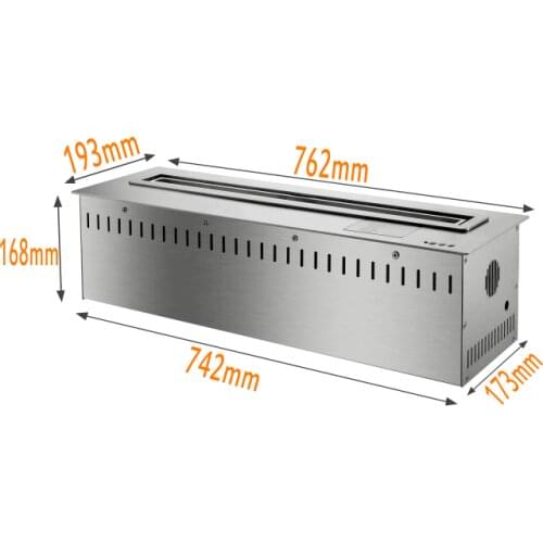 Inno-Fire 30 inch fireplace ethanol indoor electric fireplace