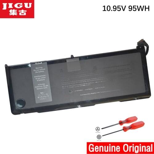 JIGU A1383 Original Laptop Battery For APPLE MacBook Pro 17" A1297 MD311 MC725 10.95V 95WH