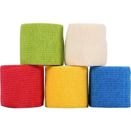 Disposable Tattoo Pen Elastic Bandage 450cm 3/4/5/6 Pcs Tattoo Machine Non-Slip Sticky Handle Bandage Packaging Tape Tattoo Tool