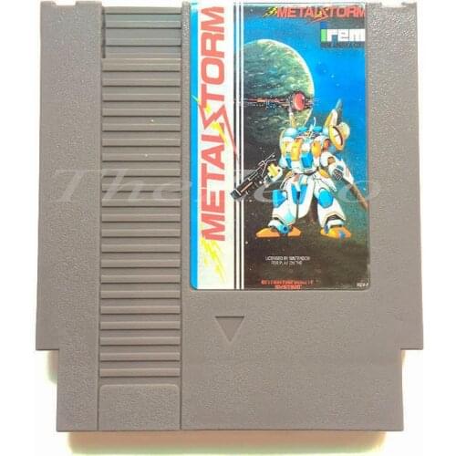 Metal Storm Video Game Card for 8 Bit 72 Pin System Console EU/US Universal Version Game Player