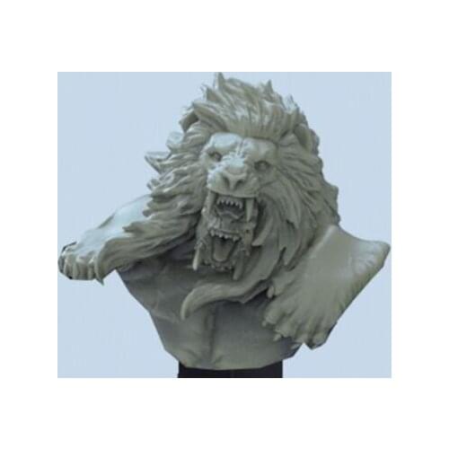1/10 Scale Assembly Resin Bust kit Lion head Soldier (no base)
