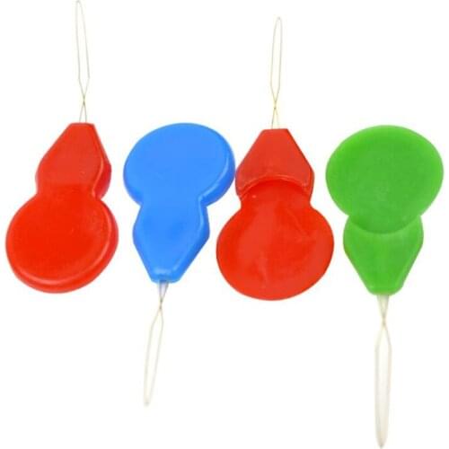 New 1000pcs/lot Random Color Slivery Hand Machine Sewing Stitch Bow Wire Needle Threader Insertion Tool Hand Sewing Machines