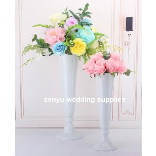 New tall white/sliver/ gold metal flower stand white candelabra candle holder for wedding centerpieces for weddings senyu0347