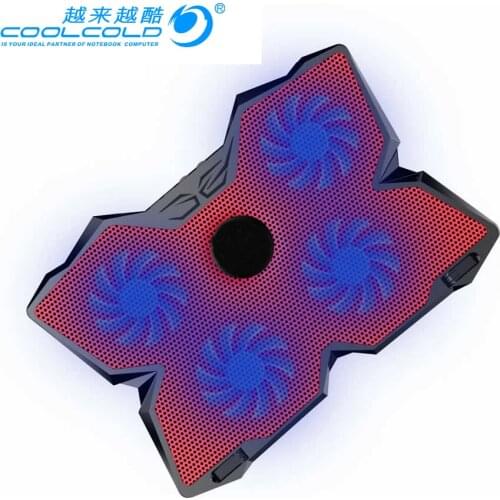 Laptop Cooling Pad Notebook Stand cooling laptop With 4 Quite Fan & LED Lights 2USB For 11-17" Laptop cooler Fixture for laptop