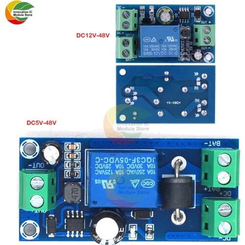 DC 5V -48V/DC 12V -48V Relay Module Power-Off Protection Module Automatic Switching Module UPS Emergency Cut-off Battery