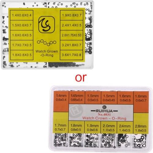 Mini Rubber Washer O-Ring Watch Crown Gasket Waterproof Seals Repair Tool 10Size N11_A