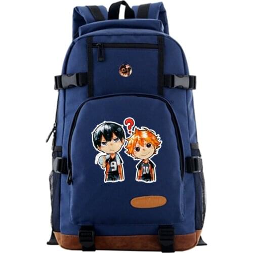 Anime Unisex Backpack Harajuku School Student Bag Haikyuu 3d Printed Men Women Outdoor Sport Bagpack Youth Travel Daypack