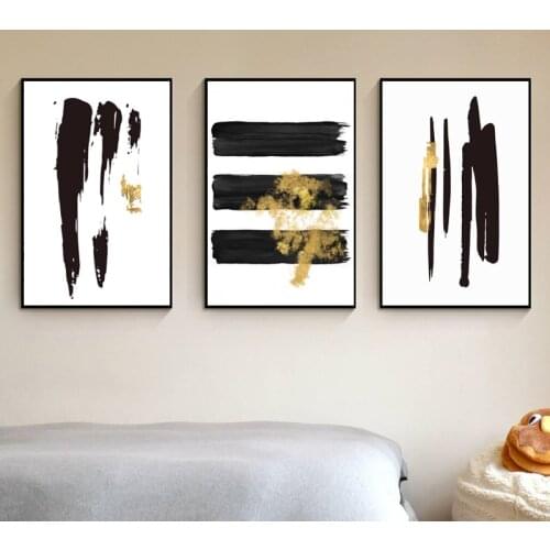 Nordic Canvas Painting On The Wall Art Canvas Prints Wall Art Abstract Concise Noid Brush Work Canvas Pictures for Living Room
