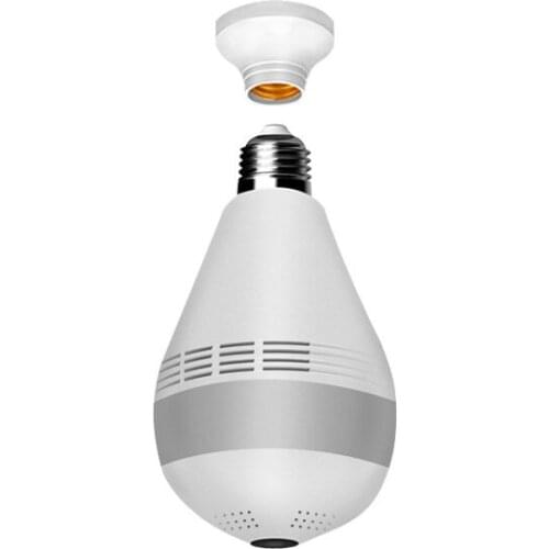1080P HD Smart LED Blub Camera 360 Degree E27 Wifi Panorama Smart Bulb Camera For CCTV Home Security Camera Lamp Espia wifi 360