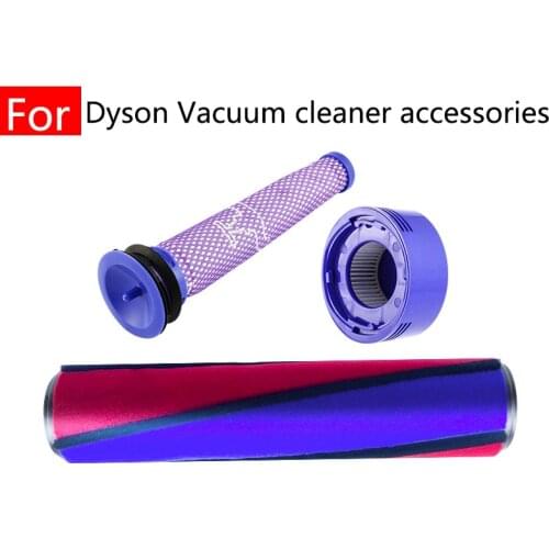 For Dyson V6 V7 V8 V10 V11 parts Home accessories replaceable Hepa Filter Core Soft Velvet Roll Brush Kit Robot Vacuum Cleaner