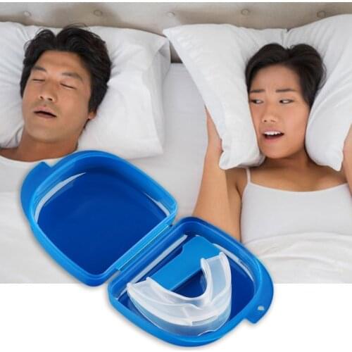 Mond Guard Stop Tandenknarsen Anti Snurken Bruxisme Sleep Aid Elimineert Snurken Gezondheidszorg Beauty Accessoires Met Case Box