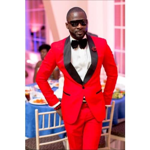 Handsome Mens Suits Groom Tuxedos Groomsmen Wedding Party Dinner Best Man Suits Blazer (Jacket+Pants+Girdle+Tie) NO:392