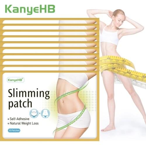 100pcs Slimming Navel Sticker Weight Lose Products Slim Patch Burning Fat Patches Hot Body Shaping Slimming Stickers A456