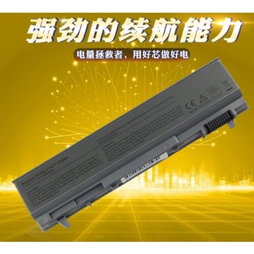 11.1V4400mah Suitable for Dell E6400 battery E6410 E6500 M4400 M4500 e6510 C719R KY477 PT434 U844G 10.8V notebook battery