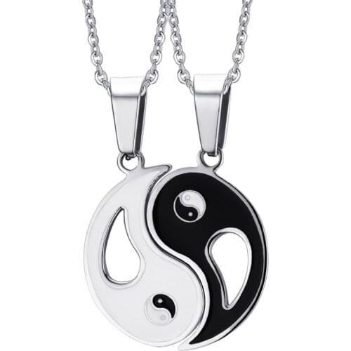 2021 Fashion And Chinese Style Accessories Stainless Steel Material Epoxy Gossip Transfer Pendant Suitable For Couples Wearing