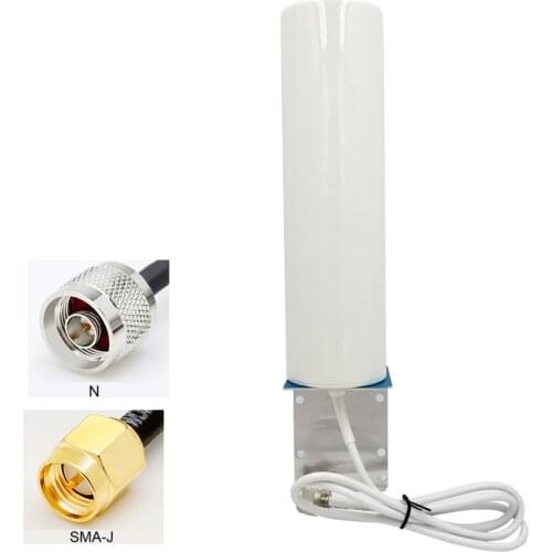 4G LTE WiFi Outdoor Antenna 12dBi external antenna with N female 1m SMA-M connector for Huawei routers Omnidirectional Outdoor