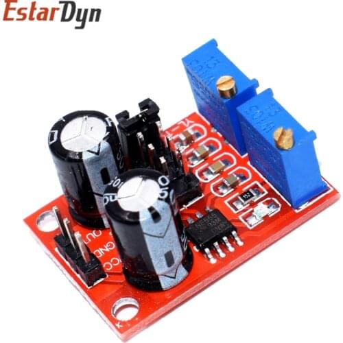 5pcs NE555 pulse frequency, duty cycle adjustable module,square/rectangular wave signal generator,stepping motor driver