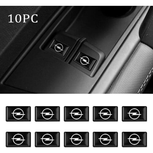 Car 3D Styling Epoxy Resin Emblem Badge Sticker Decals For Opel Astra H G J Insignia Mokka Zafira Corsa Vectra Car Accessories