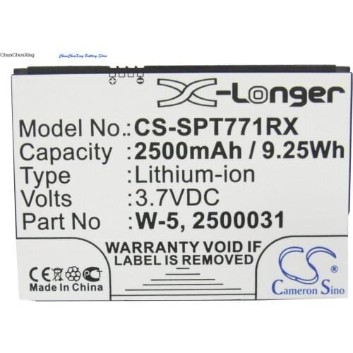 Cameron Sino 2500mAh Battery 2500031, 2500060, W-5 for AT&T Unite, UNITE-344B, For Netgear Aircard 782s, For Sprint 770S, 771S