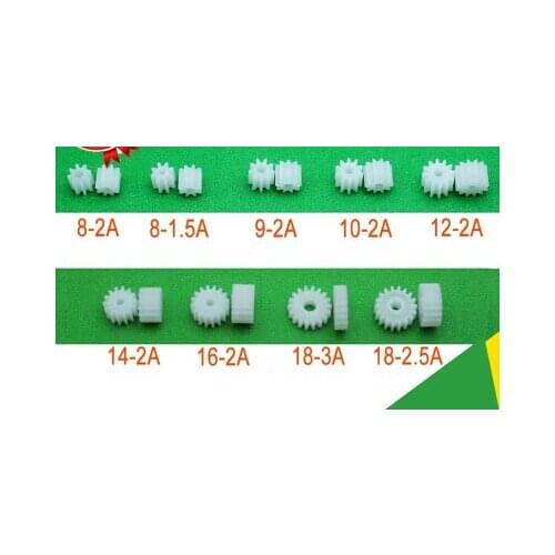 Power Transmission Parts mini plastic gear for toy parts 8-2A