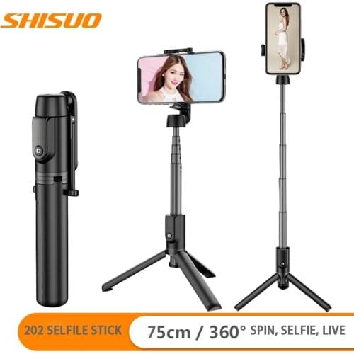 Hot Selling Shadow 402 Aluminium Alloy Bluetooth Remote Control Selfie Stick Mini Selfie Stick Multi-functional