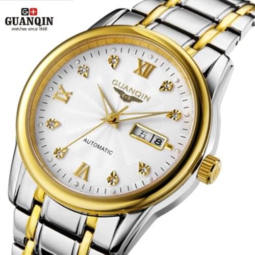 GUANQIN Watch Men GQ10050 Waterproof 30m Watches Luminous Mechanical Watch Hardlex Mechanical Wristwatches 2020 New