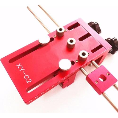 DWZ 1Set New Woodworking Drill Guide Locator Doweling Jig Joinery System Hole Puncher Kit