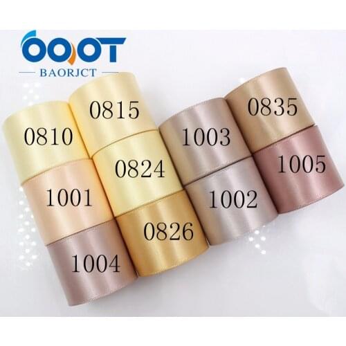 OOOT BAORJCT 184063 38 mm 10 yard Solid Color Ribbons Printed ribbon Wedding Accessories wrapping paper DIY handmade material