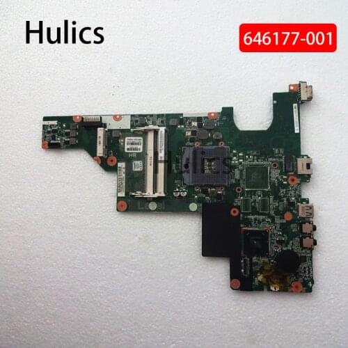 Hulics Original 646177-001 motherboard HM65 For HP CQ43 CQ57 430 431 435 630 635 Laptop Motherboard DDR3