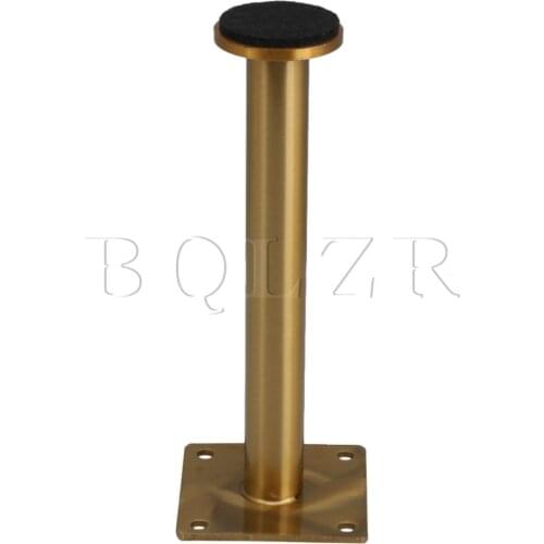 BQLZR Golden Adjustable Stainless Steel Table Legs Furniture Feet 6 x 16 cm