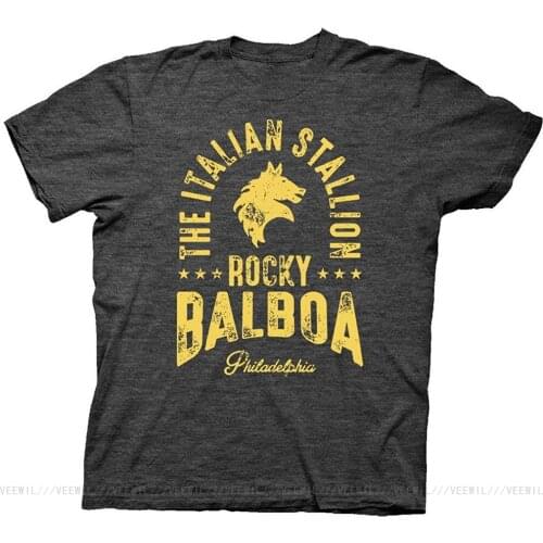 Rocky Adult Unisex The Italian Stallion Rocky Balboa Light Weight Triblend Crew T Shirt Men Women Harajuku Funny TEE Shirt